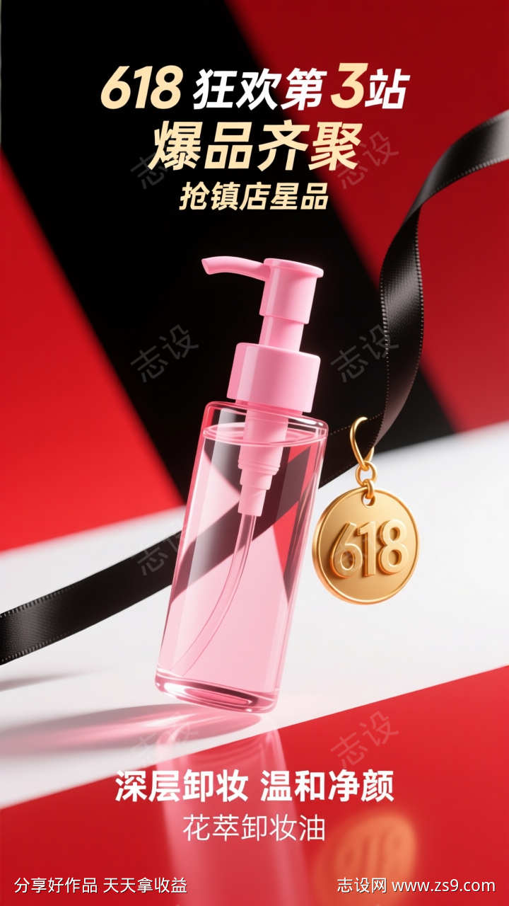 创意电商产品大促活动海报