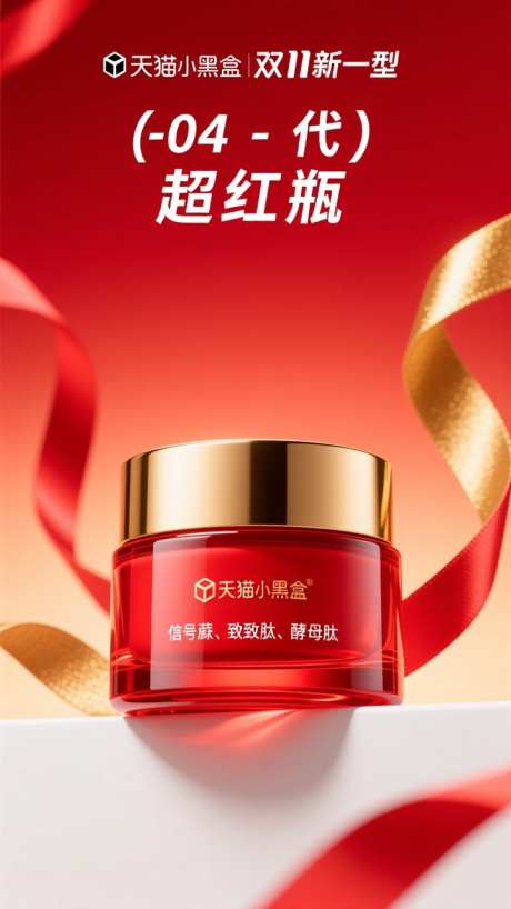 C4D红色面霜宣传海报_AI图片下载_dpmpp_2m采样_720X1280像素-宣传,面霜,美妆-作品编号:2025092513274780-志˓设ˌ网