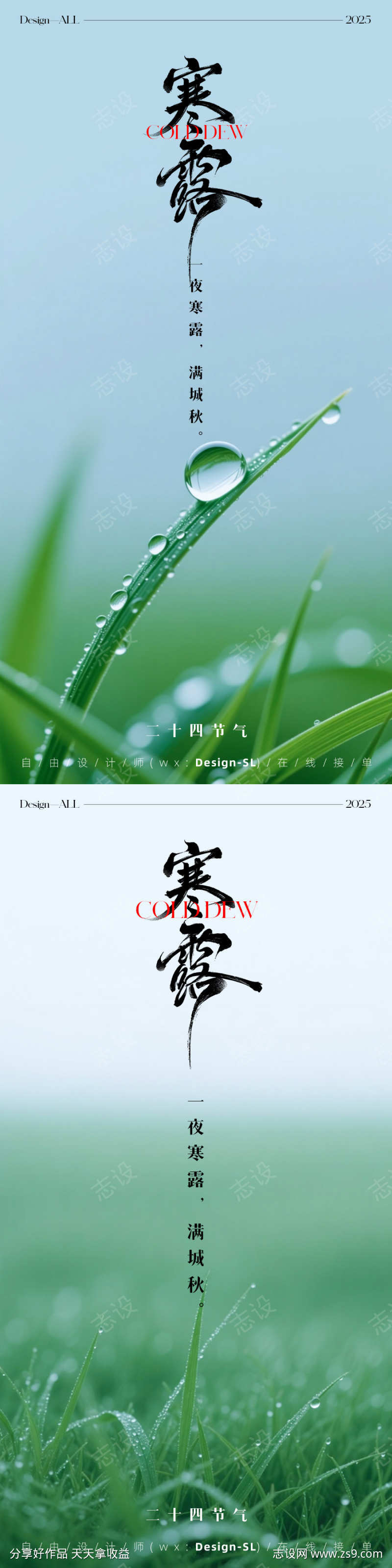 寒露节气海报