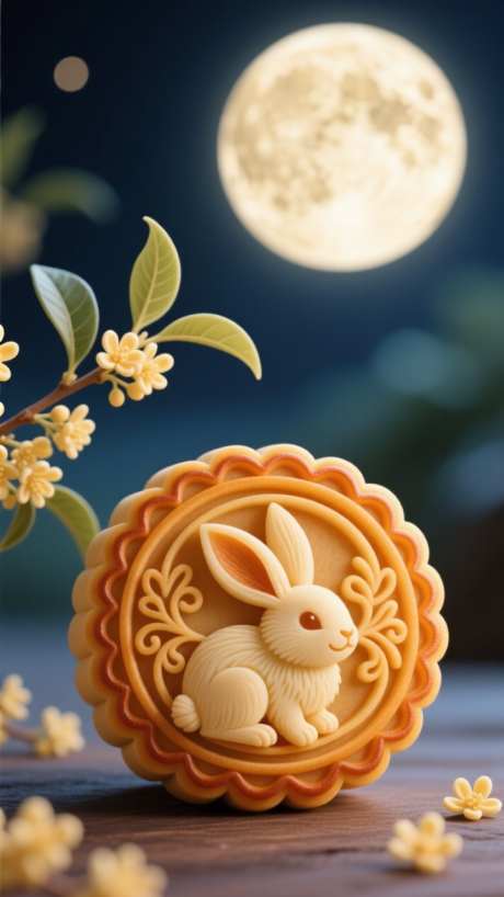中秋节插画_AI图片下载_euler采样_720X1280像素-月饼,兔子,月亮-作品编号:2025092808329879-志˙设ʹ֣֤֚֫֗ׄ网