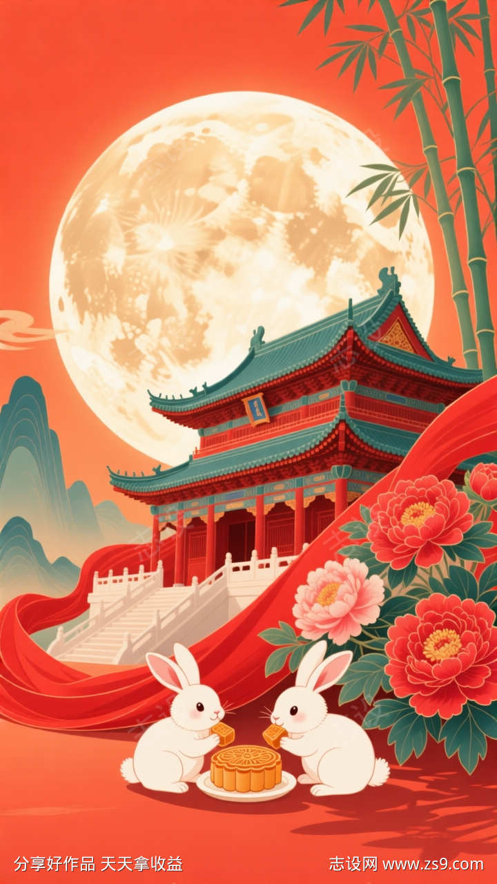 中秋国庆双节同庆