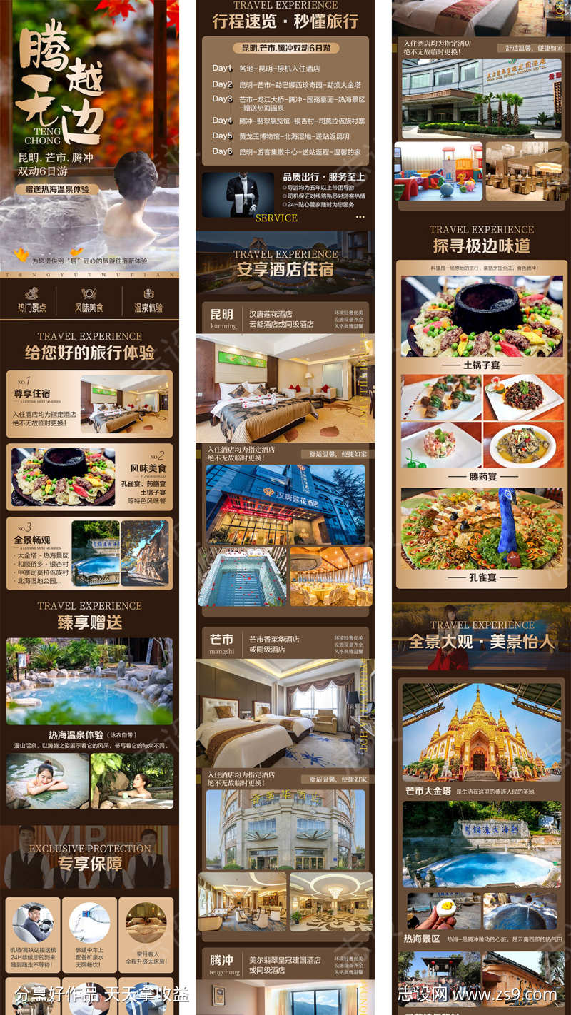 腾冲旅游详情页