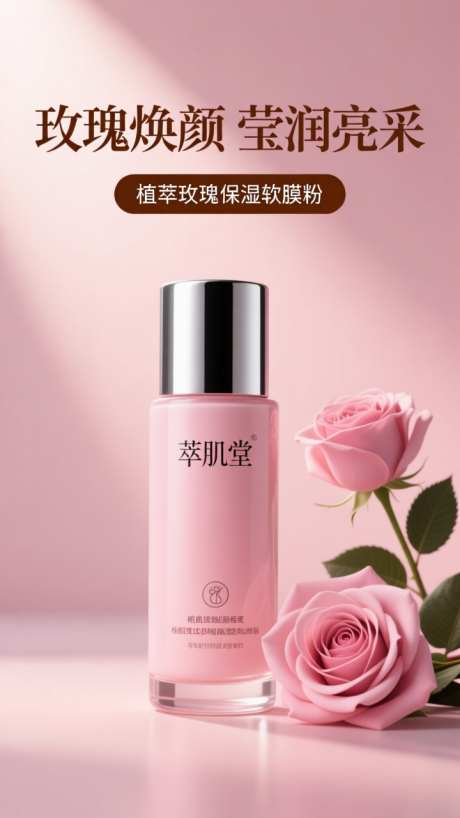 粉色清新电商美妆产品宣传海报_AI图片下载_dpmpp_2m采样_720X1280像素-化妆品,护肤,美妆-作品编号:2025100611472307-志ˉ设ˌ网