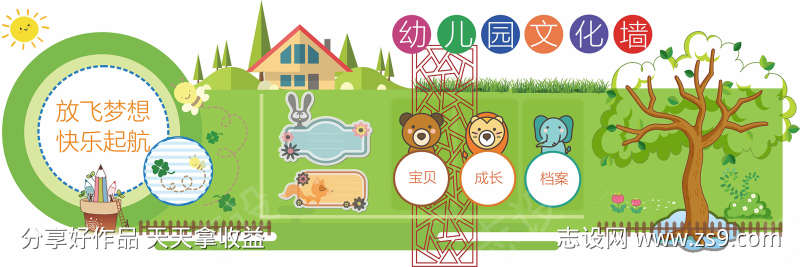 幼儿园文化墙