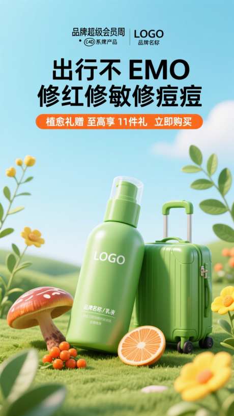 绿色清新电商洗护产品宣传海报详情_AI图片下载_dpmpp_2m采样_720X1280像素-海报,宣传,产品-作品编号:2025100611579412-志′设˯网