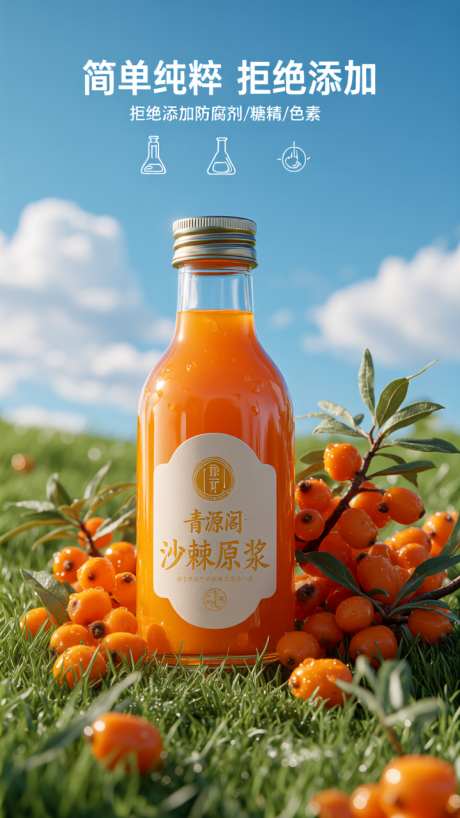沙棘果饮品电商海报详情_AI图片下载_dpmpp_2m采样_720X1280像素-海报,宣传,清新-作品编号:2025100612203349-志˓设’网