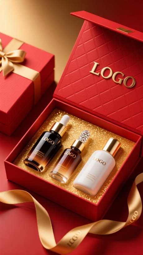 红色美妆护肤产品场景海报_AI图片下载_dpmpp_2m采样_720X1280像素-展示,场景,化妆品-作品编号:2025100612211139-志·设.网