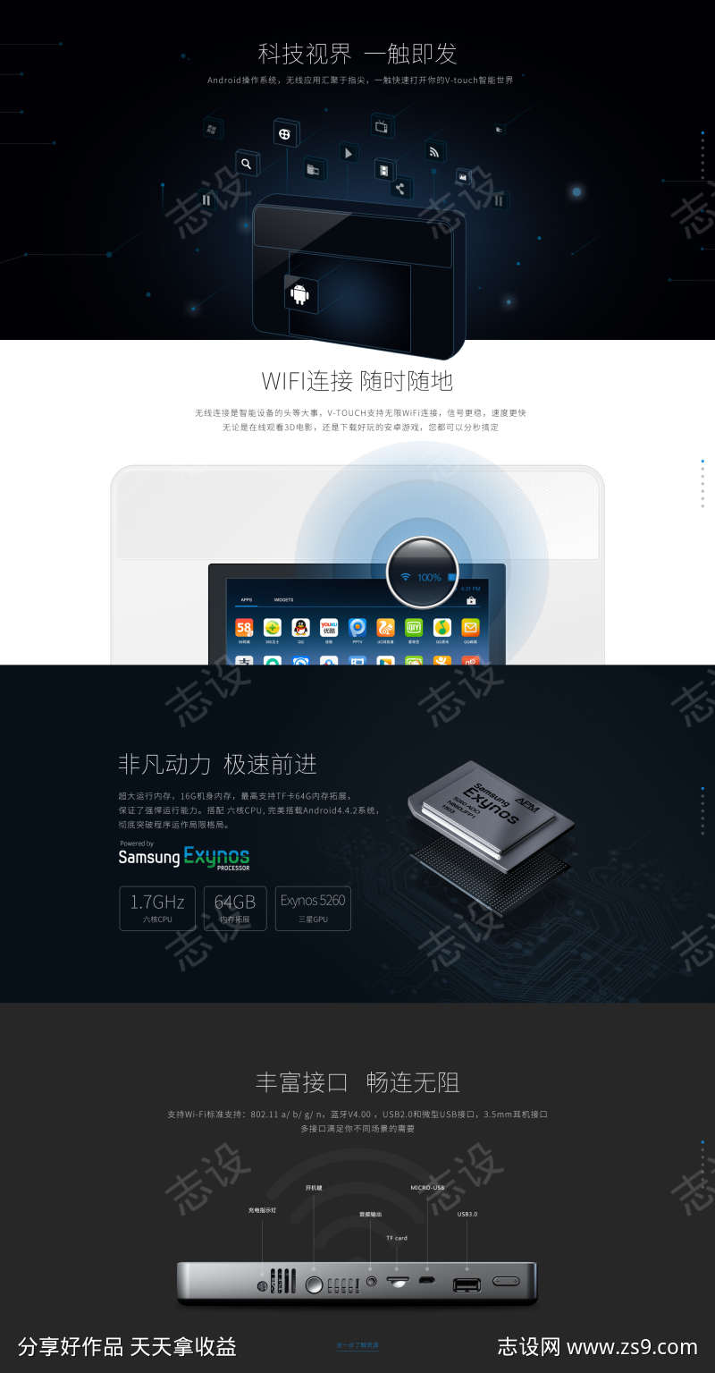 电子设备banner横幅广告