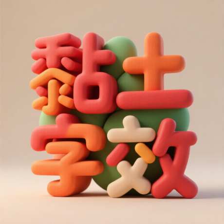 黏土质感抽象形状堆叠3D文字_AI图片下载_euler采样_1024X1024像素-黏土质感,抽象,形状-作品编号:2025100908213079-志͵设ʹ֣֤֚֫֗ׄ网