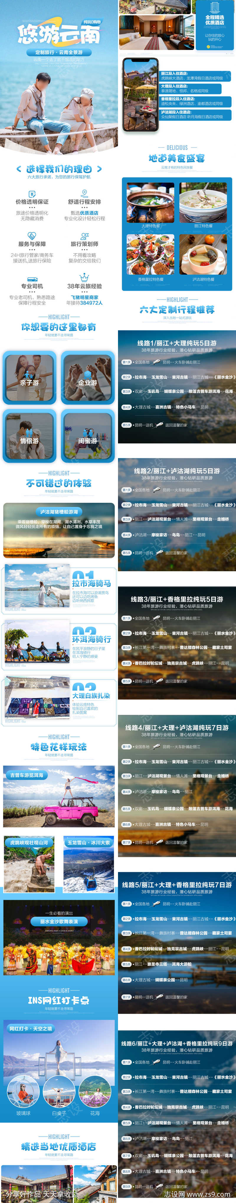 云南定制旅游详情页