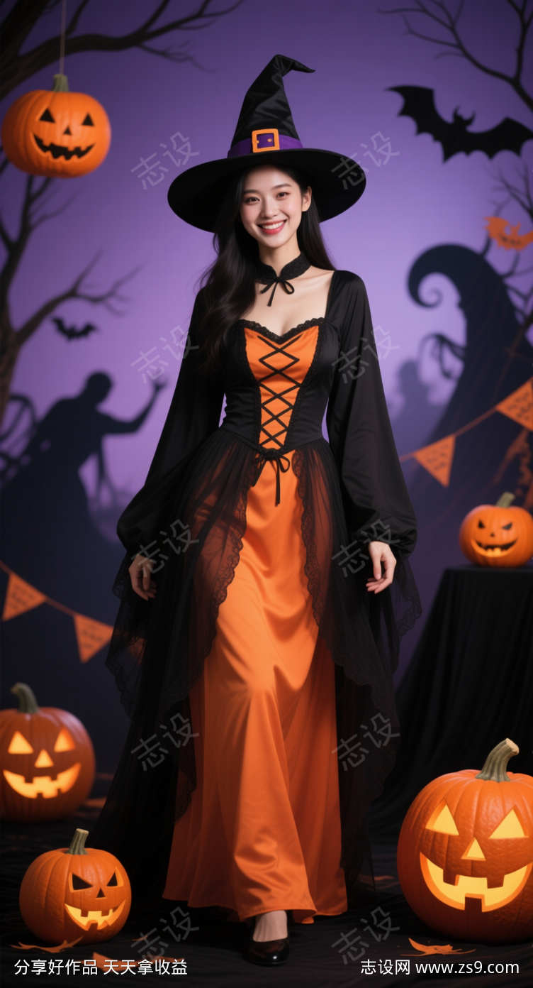 万圣节模特