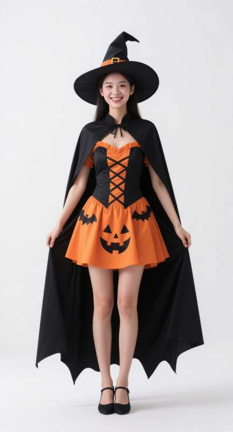 医美万圣节模特_AI图片下载_采样_752X1392像素-简约,医美,模特-作品编号:2025101017154398-志˜设˘网