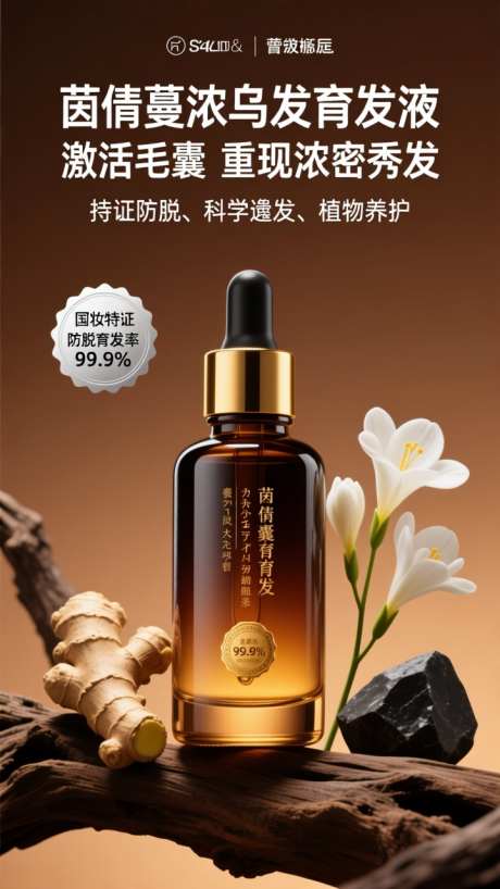 棕色质感电商产品宣传海报实拍场景背景_AI图片下载_dpmpp_2m采样_720X1280像素-场景,实拍,海报-作品编号:2025101111456048-志·设ˈ̹网