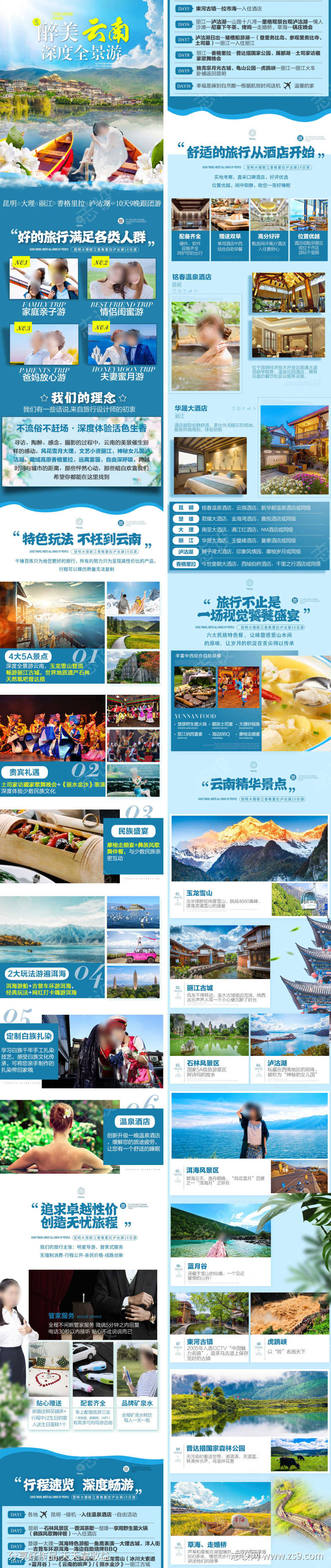 云南深度全景游详情页