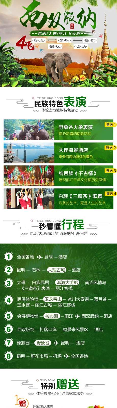 昆明大理丽江西双版纳旅游详情页_源文件下载_PSD格式_1100X9761像素-三道茶,白族,大理-作品编号:2025101309479693-志͵设ˇ网