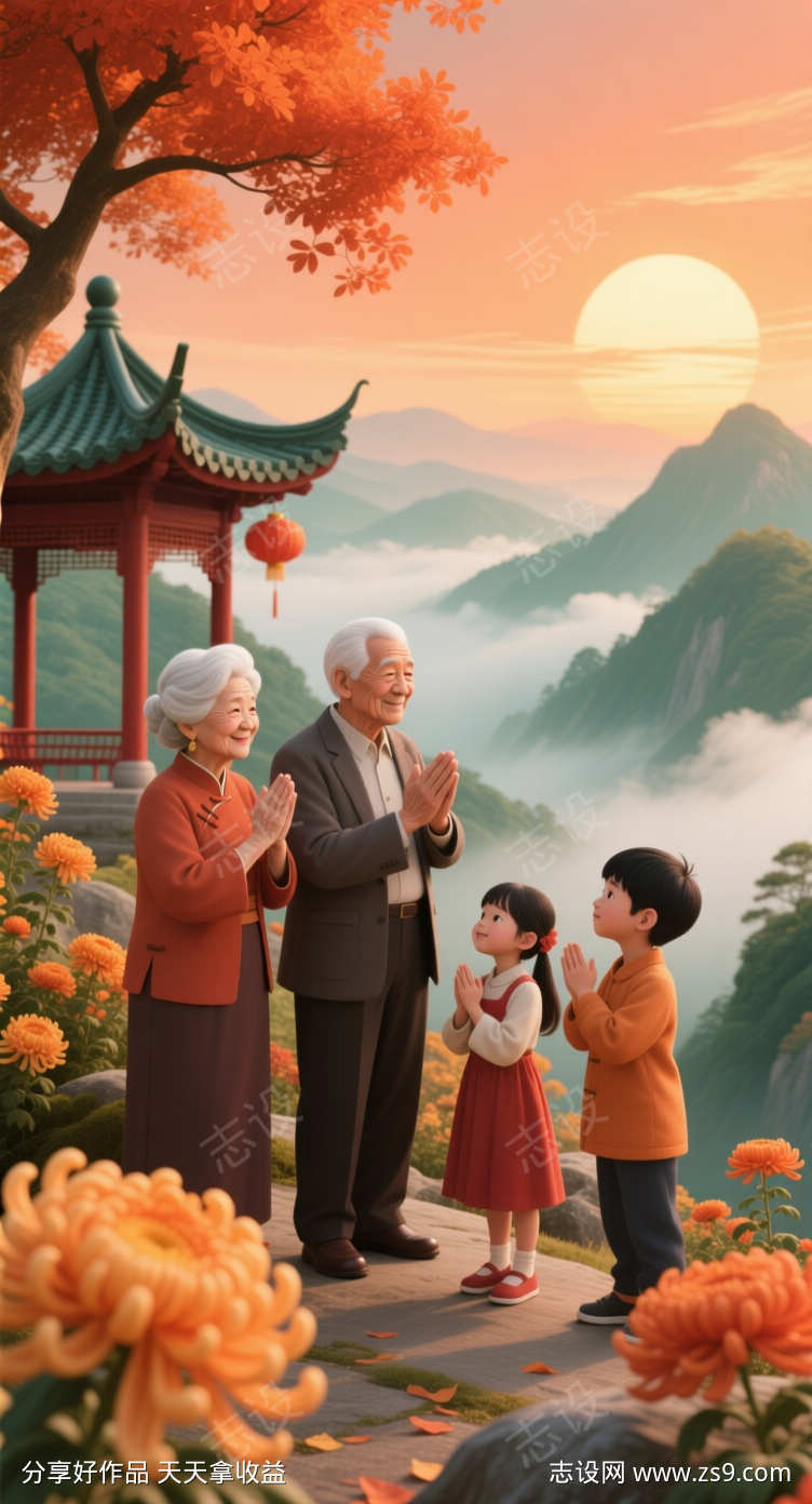 重阳登高望远