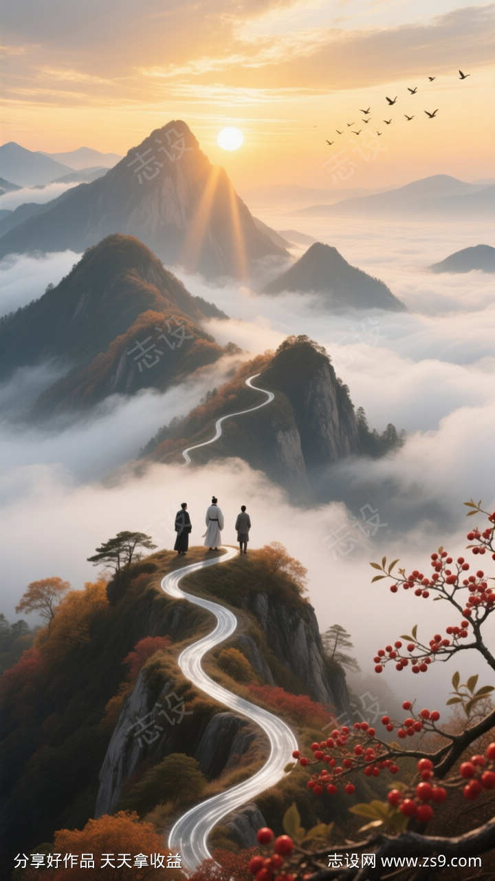 重阳登高望远