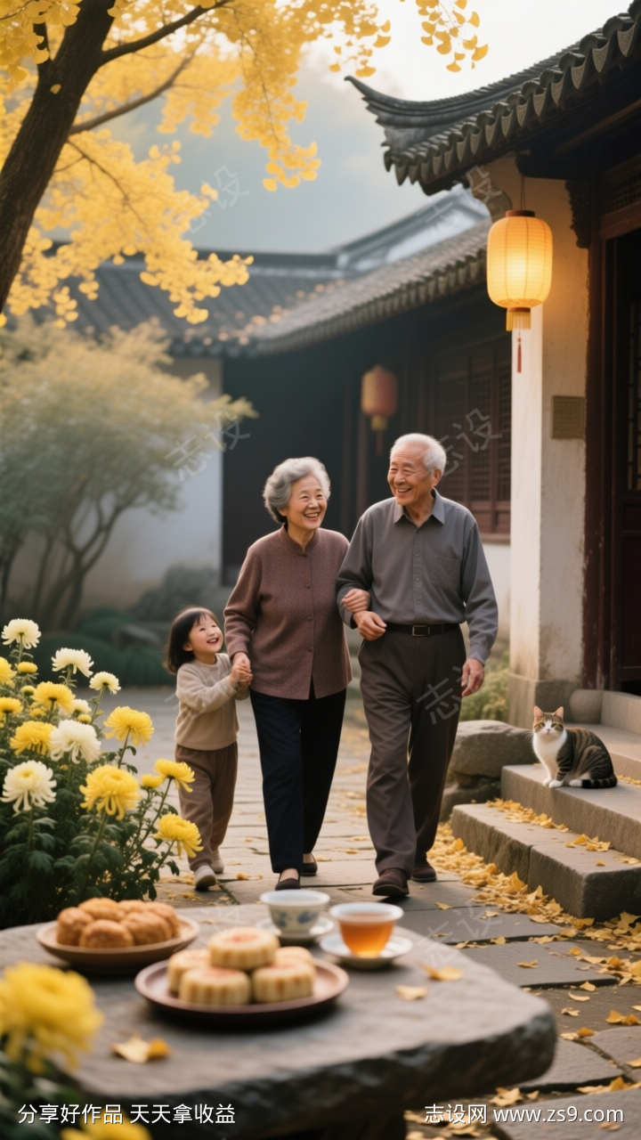 重阳节敬老孝亲温情家园