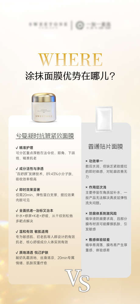 产品对比海报