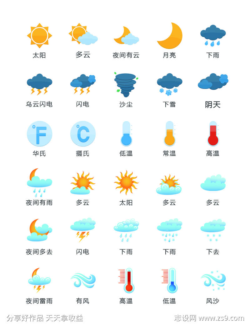 天气小图标