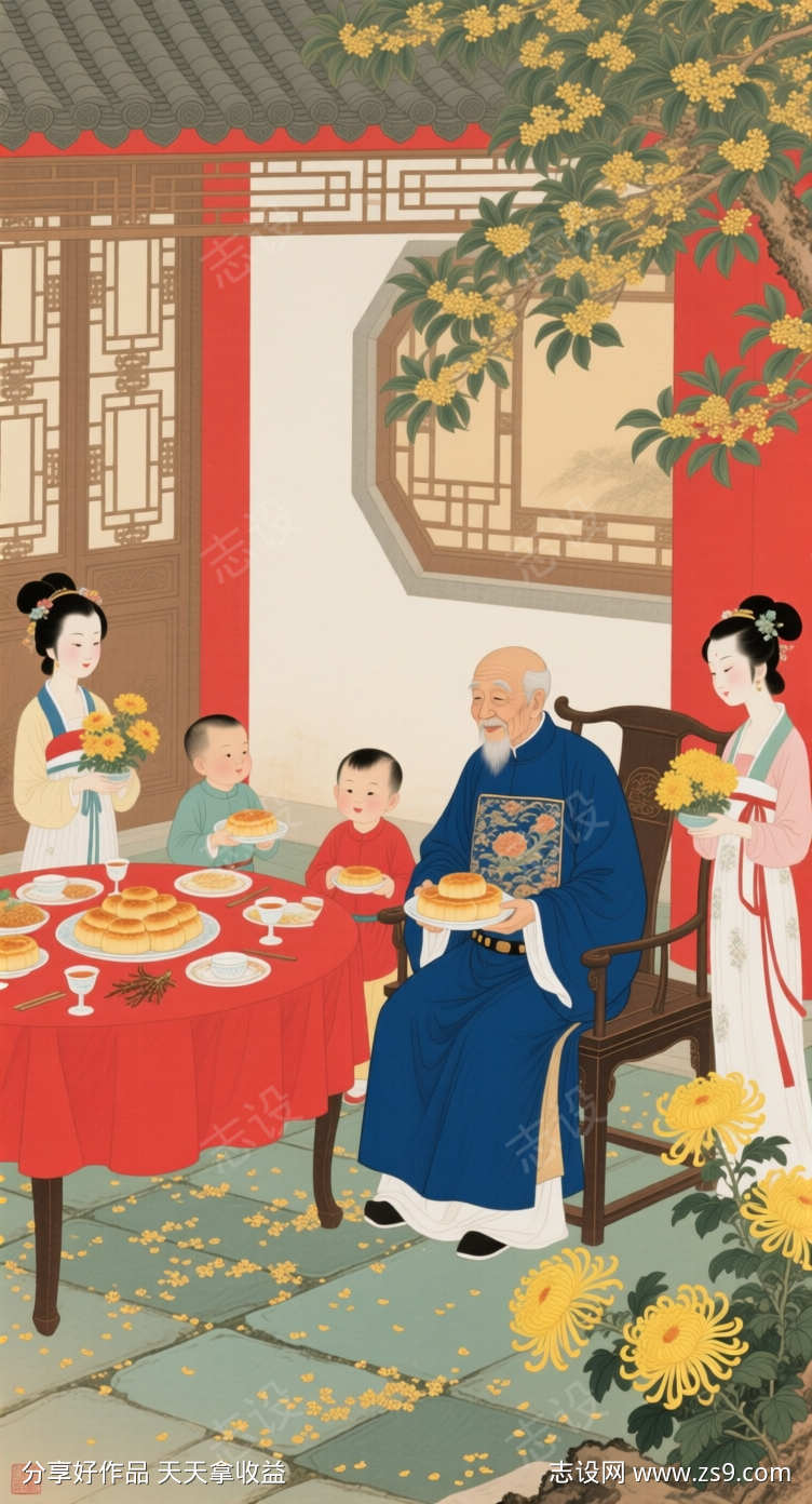 重阳明清院体画