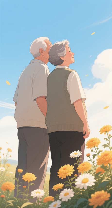 重阳节插画_AI图片下载_采样_752X1392像素-老人,插画,中国传统节日-作品编号:2025101408462065-志‛ۛ设˱网