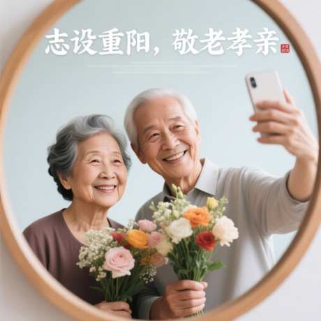志设重阳敬老孝亲海报_AI图片下载_采样_1024X1024像素-志ˇ设′网AI,敬老孝亲,九九重阳-作品编号:2025101411227042-志ˇ设′网