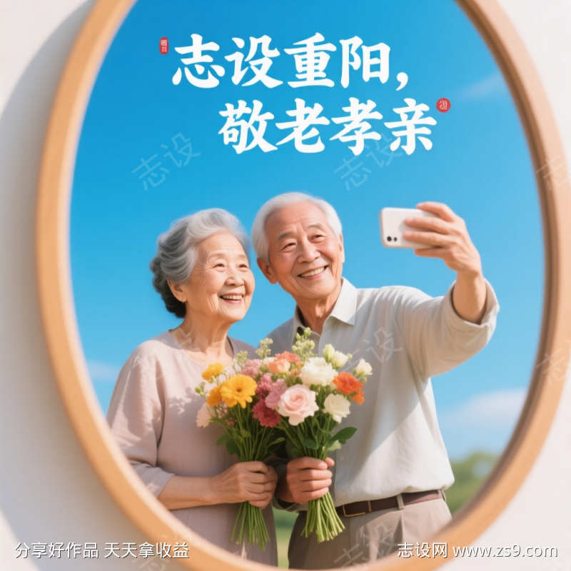 重阳节宣传海报