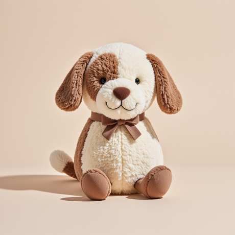 毛绒小狗狗_AI图片下载_euler采样_1024X1024像素-浅色,动物,毛绒效果-作品编号:2025101413096039-志˓设˓网