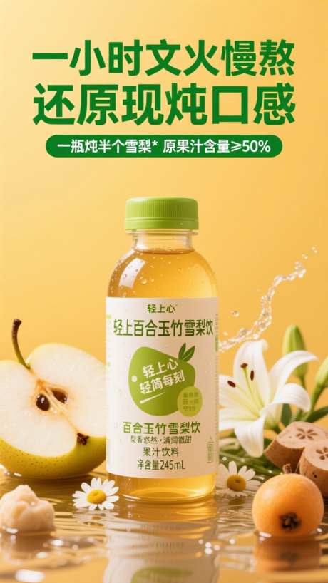 电商饮品产品宣传海报详情_AI图片下载_dpmpp_2m采样_720X1280像素-场景,水果,植物-作品编号:2025101417461240-志,设˒网