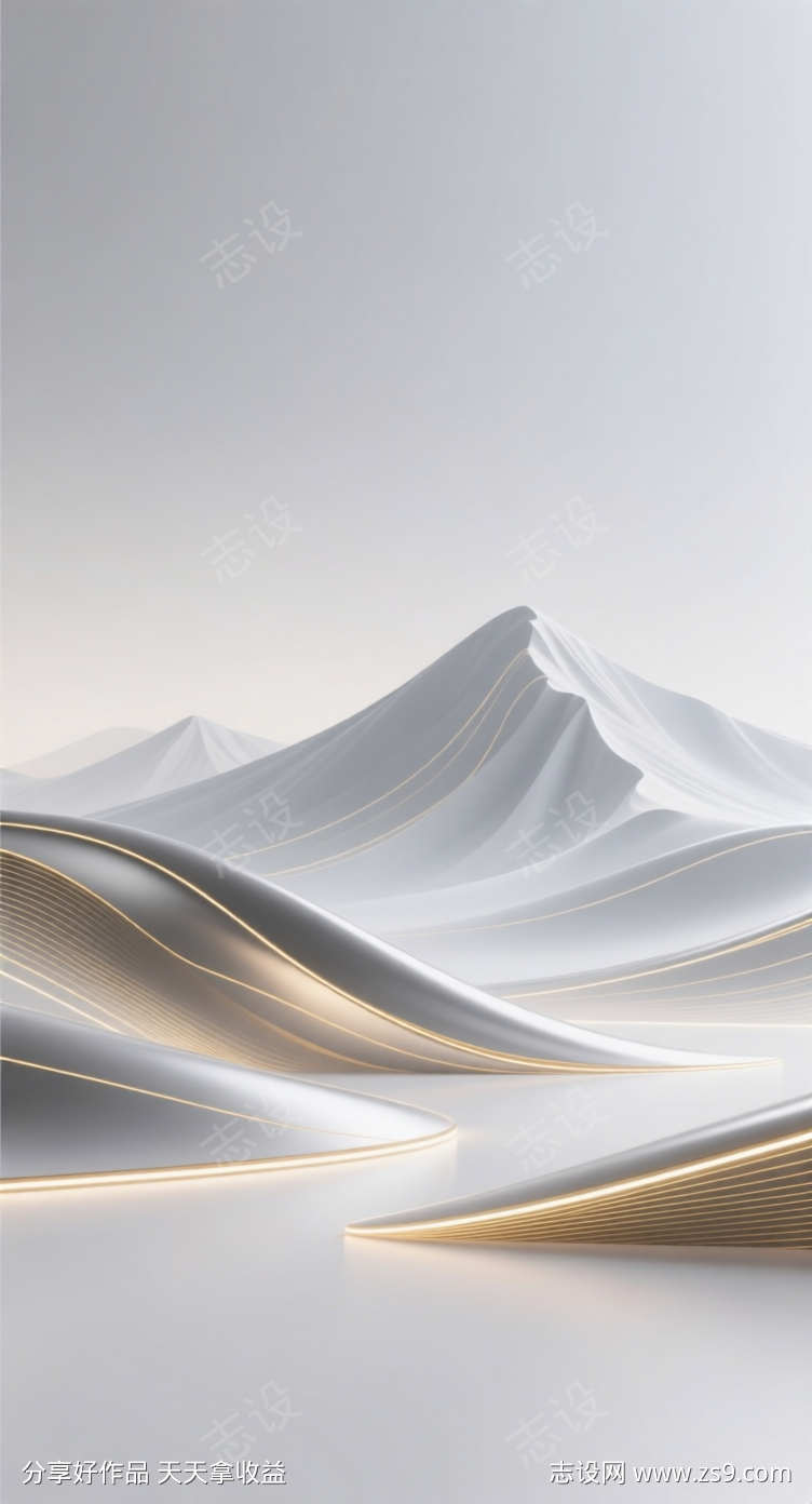 丝滑金属质感背景图