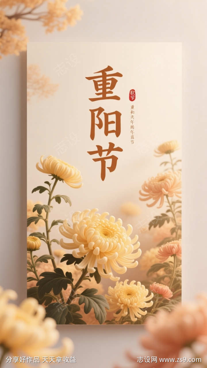 重阳节海报