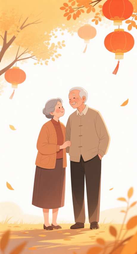 重阳节插画_AI图片下载_采样_752X1392像素-秋季,老人,插画-作品编号:2025101609267147-志ˉ设͵网
