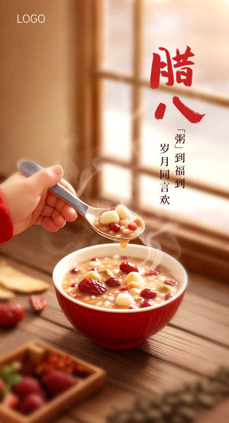 中式腊八节海报_源文件下载_PSD格式_1200X2220像素-传统,过年,小年-作品编号:2025101614264900-志·设’网