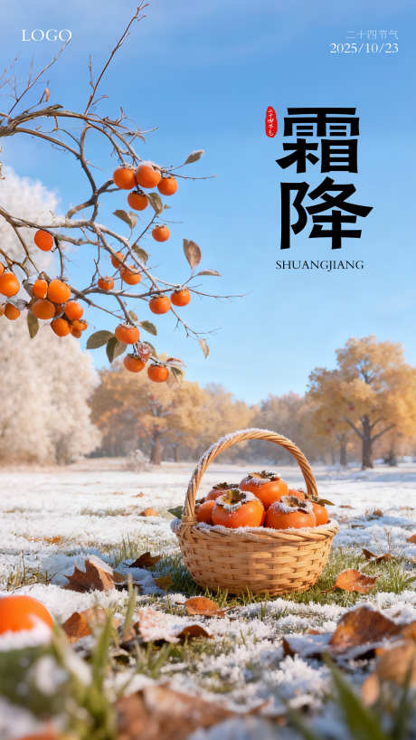 二十四节气霜降_源文件下载_PSD格式_1800X3200像素-传统,秋天,霜-作品编号:2025101715149237-志˰设‛ۛ网