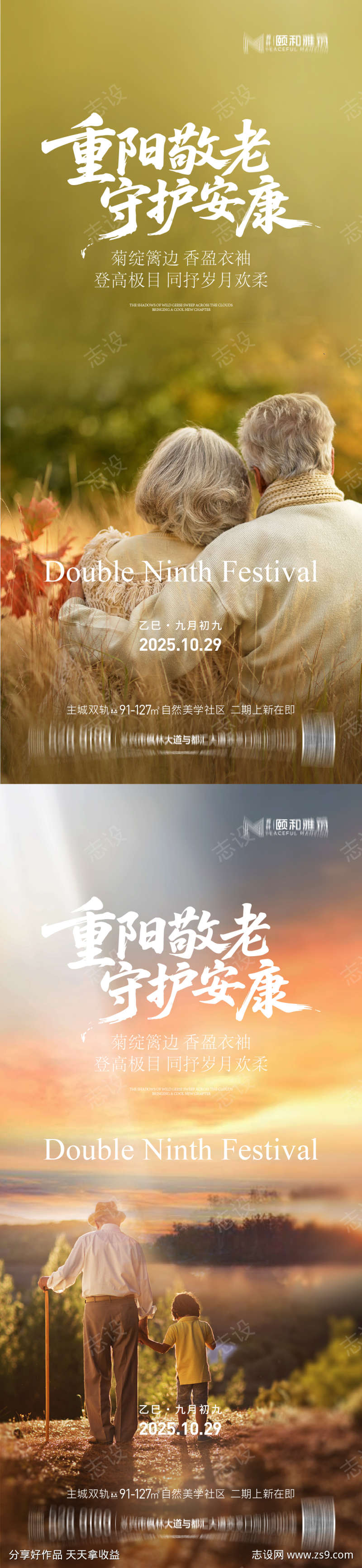 2025重阳节节日海报