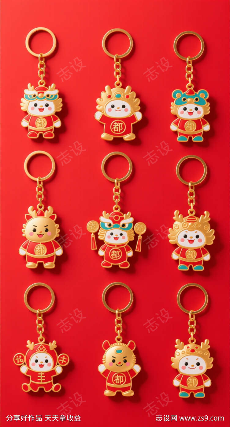 文创产品创意钥匙扣