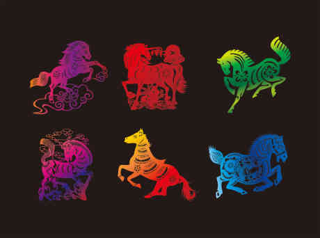 2026渐变马年剪影窗花_源文件下载_CDR格式_4551X3384像素-马到成功,马,剪影-作品编号:2025101817256514-志·设ˉ网