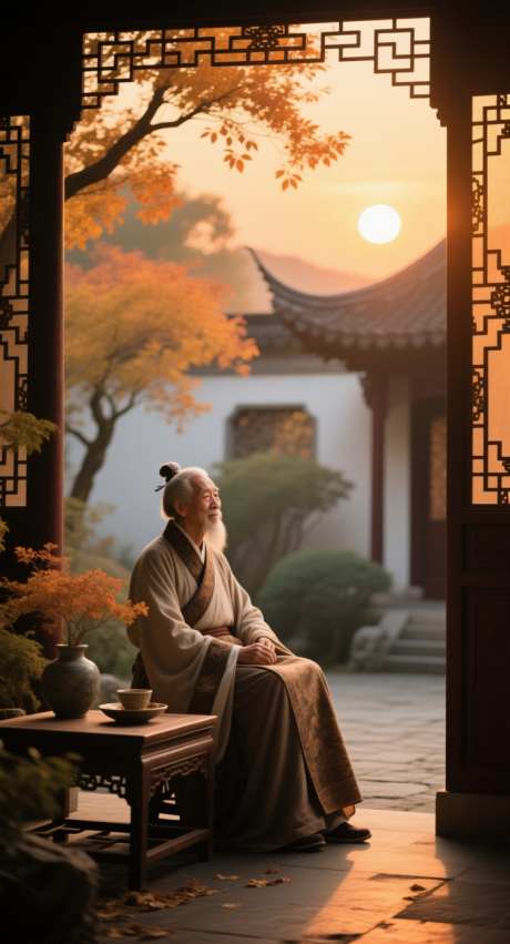 重阳节海报_AI图片下载_采样_752X1392像素-夕阳,老人,重阳节-作品编号:2025101814244534-志˱设˰网