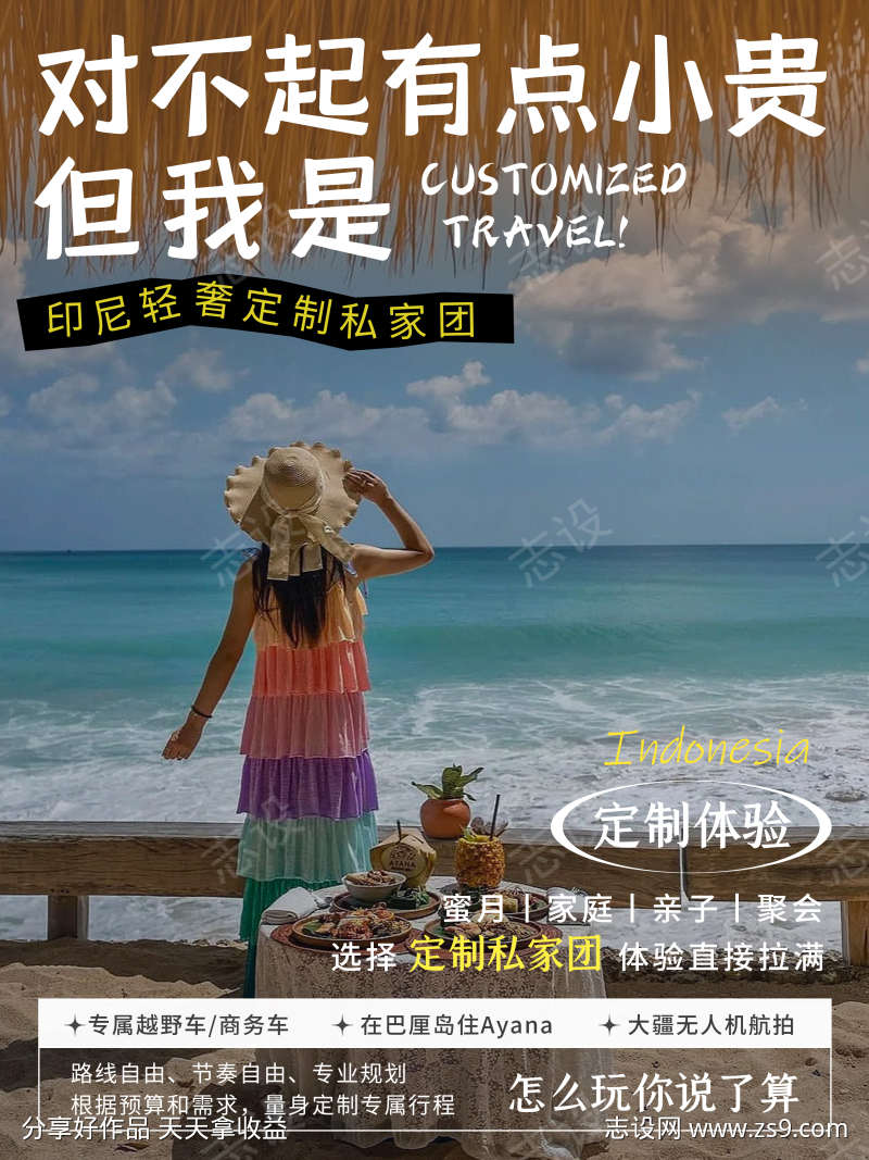 印尼旅游海报