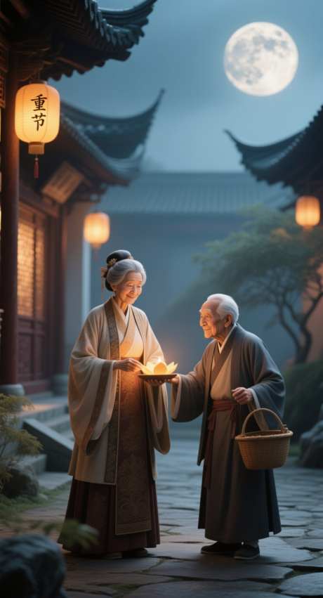 重阳节海报_AI图片下载_采样_752X1392像素-国潮风,老人,节气-作品编号:2025101910446152-志˘设˘网