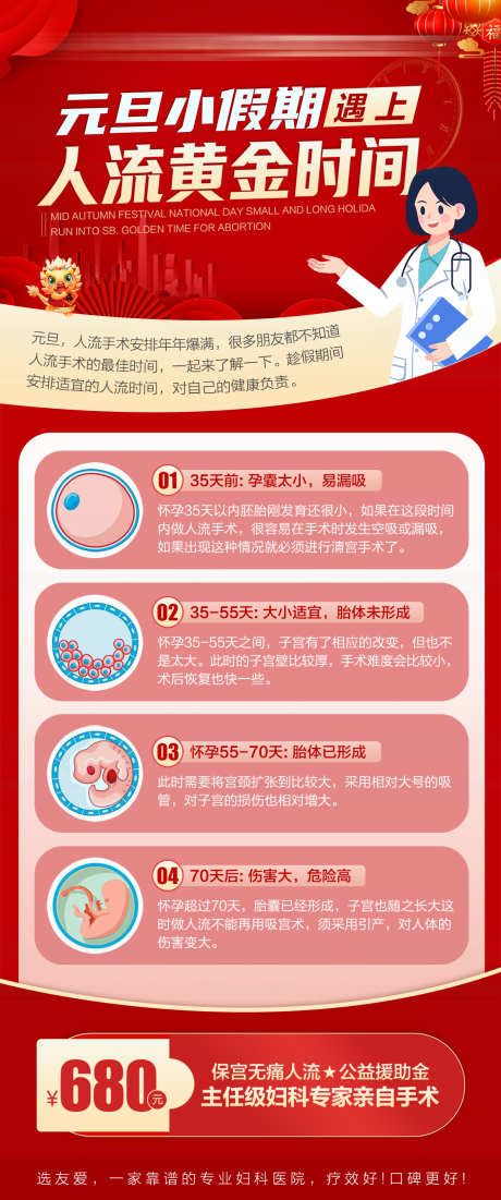 元旦小假期人流_源文件下载_PSD格式_1114X2666像素-海报,医疗,妇科-作品编号:2025102008384107-志˜设.网