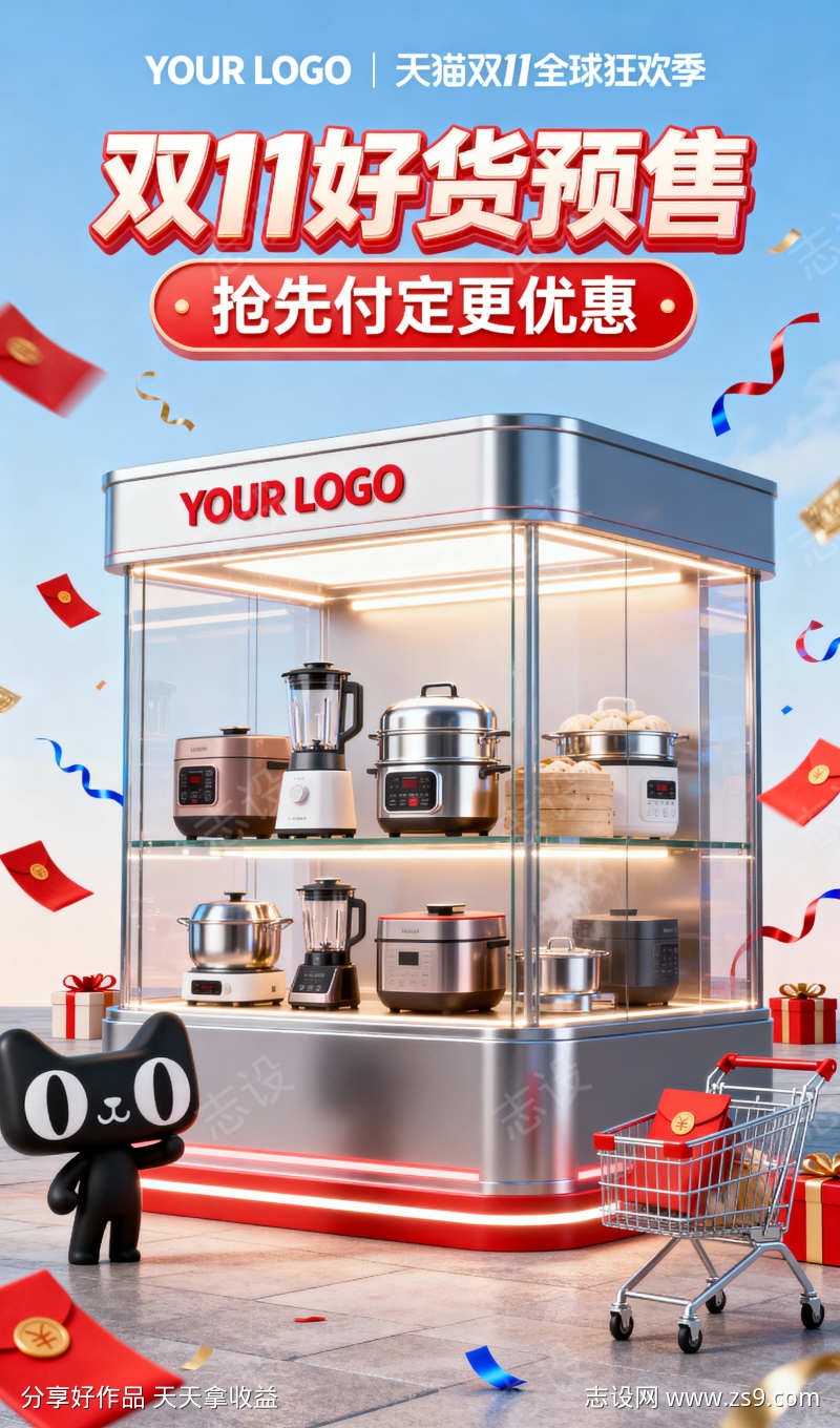 电商双11活动氛围页面