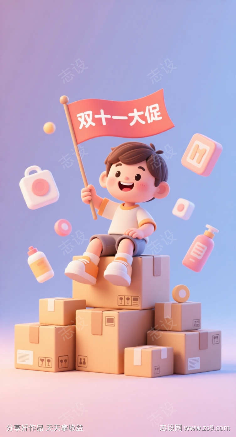 双十一促销海报