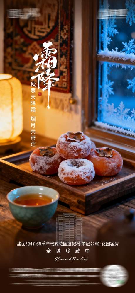 节气霜降海报_源文件下载_CDR格式_1087X2362像素-霜降,海报,简约-作品编号:2025102016563585-志˒设˒网