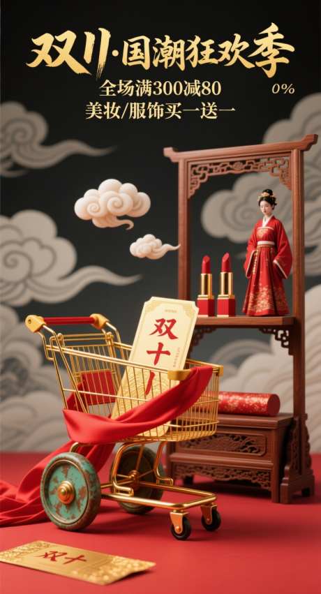 双十一国潮狂欢节_AI图片下载_采样_752X1392像素-海报,购物,国潮-作品编号:2025102108352757-志ˉ设˲͓͕͔͐͑͗ٚٛٙ网