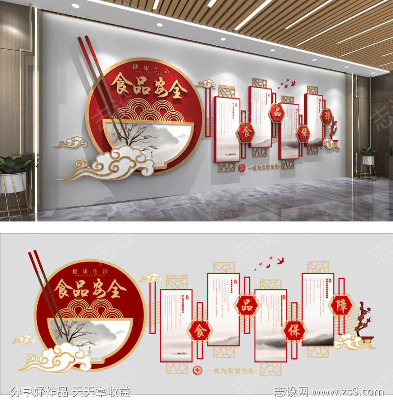 食品安全宣传文化墙