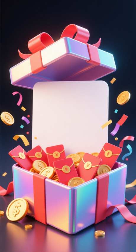 双十一插画_AI图片下载_采样_752X1392像素-金币,礼盒,创意-作品编号:2025102111049638-志͵设ˈ̹网
