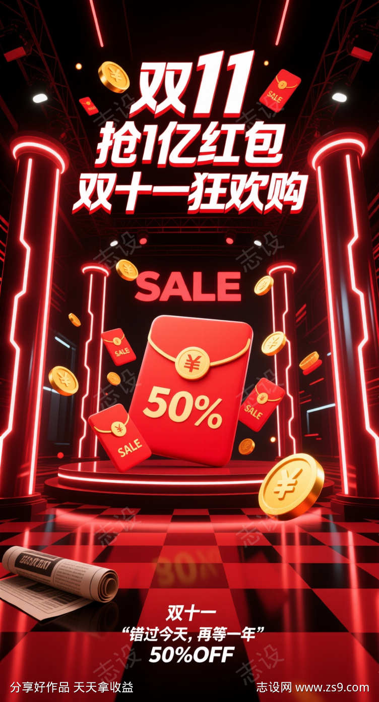 双十一狂欢抢红包