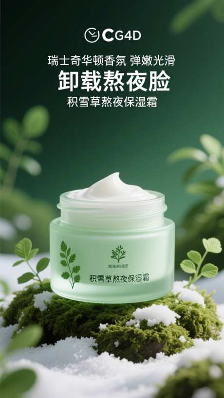 美妆面霜产品清新场景海报_AI图片下载_dpmpp_2m采样_720X1280像素-宣传,场景,清新-作品编号:2025102214074961-志˰设ˈ̹网